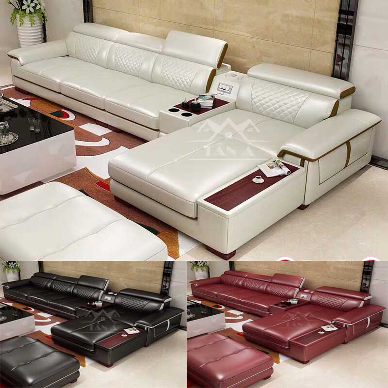 Sofa Da Phòng Khách Cao Cấp N14 3 mẫu thông dụng