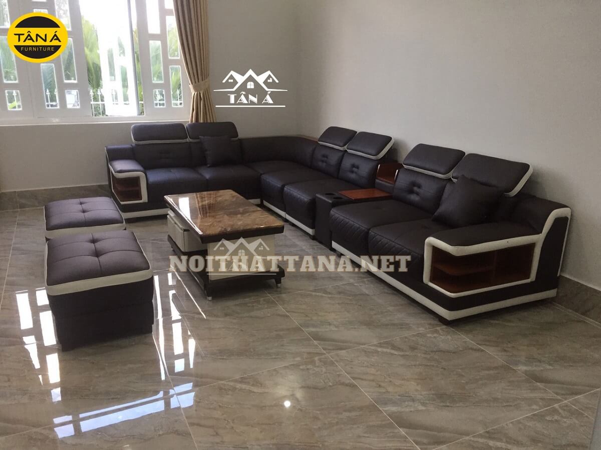 Sofa da Hàn Quốc hiện đại Q09 đẹp