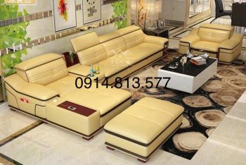 Q01 vang Sofa da cao cap hien dai nhap khau tan a