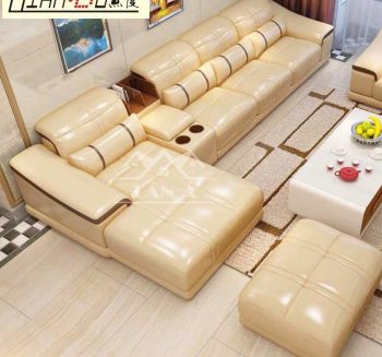 Q22 Kem sofa da phong khach cao cap tan a