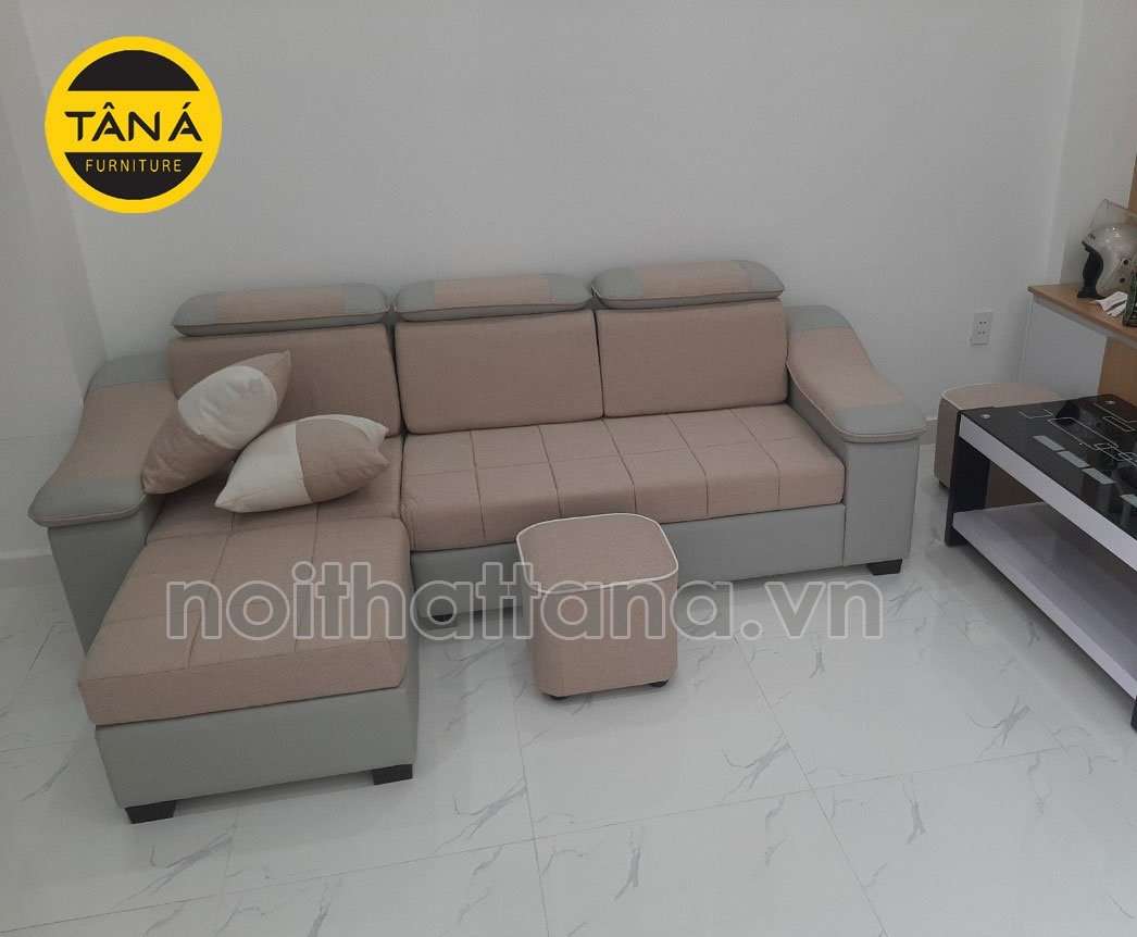 sofa vải bố mini đẹp