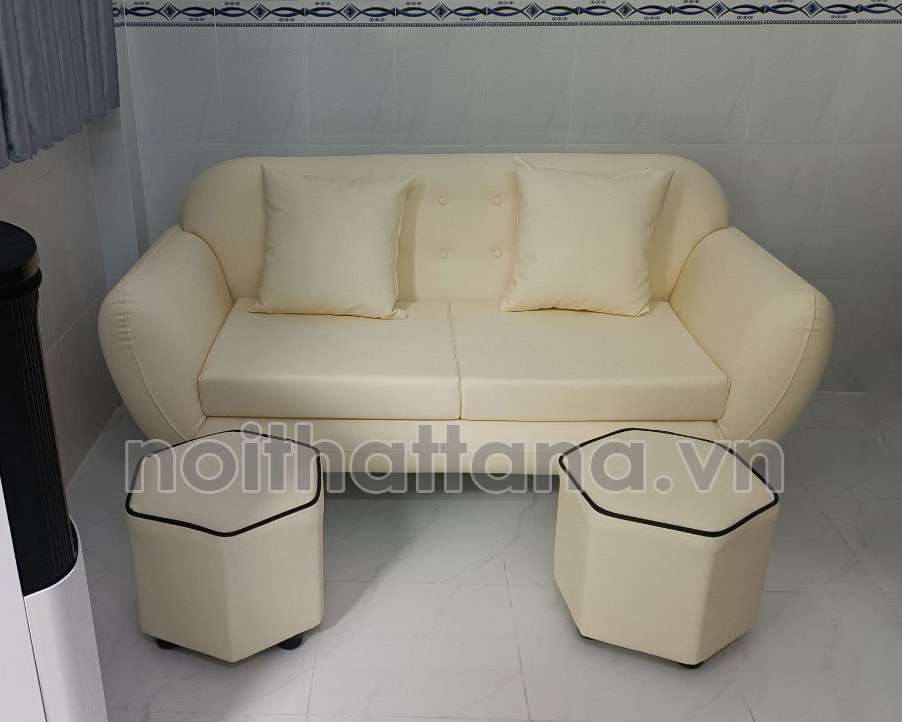 sofa vải bố mini