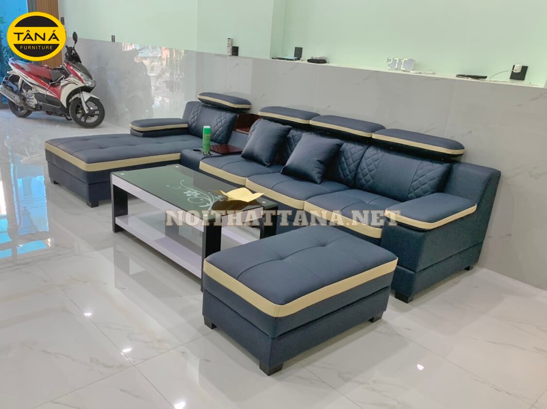 Sofa Da góc L N38-D giá rẻ