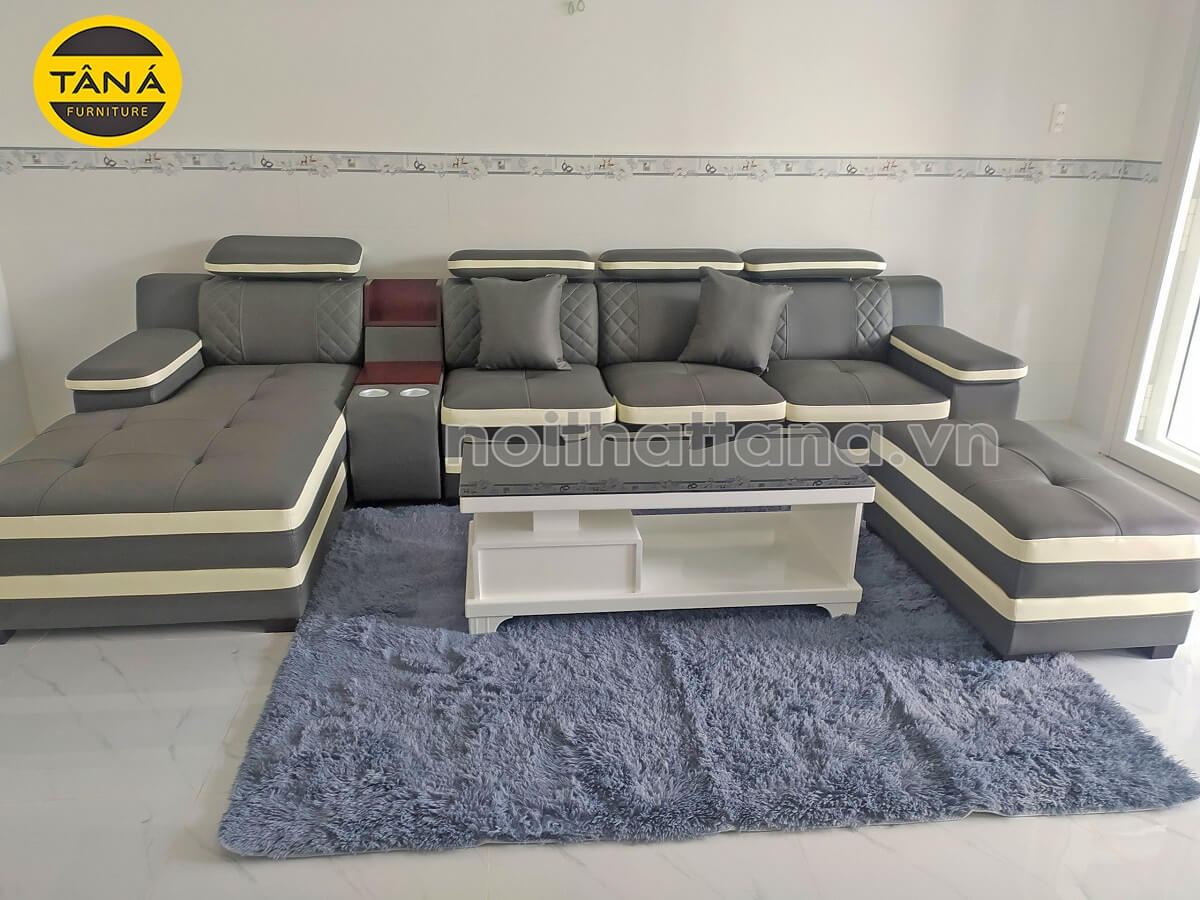 Sofa Da góc L N38-D