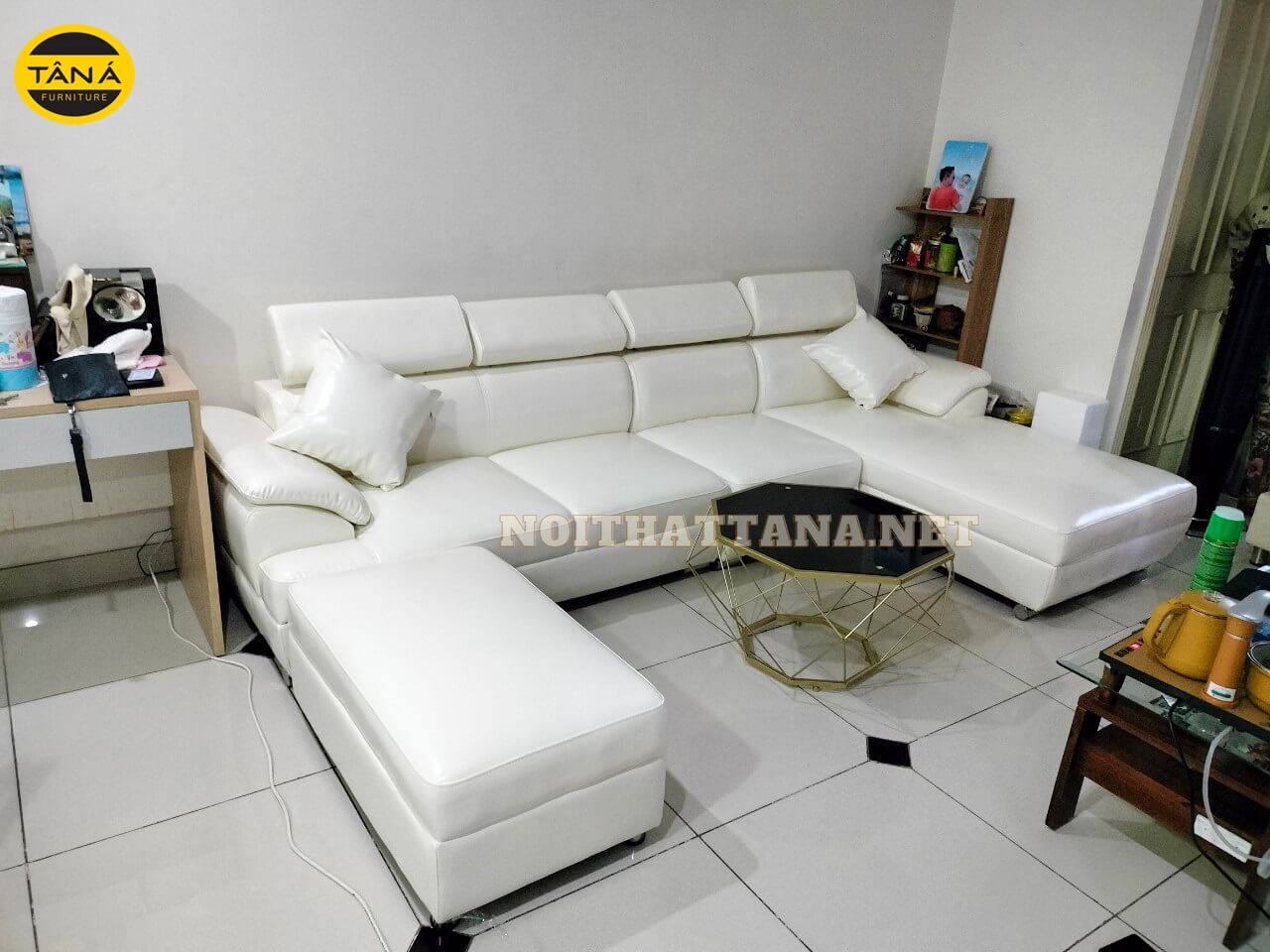 sofa da gia re h05 mau trang