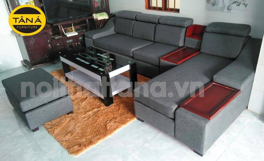 Sofa vải giá rẻ đẹp HV02 tphcm