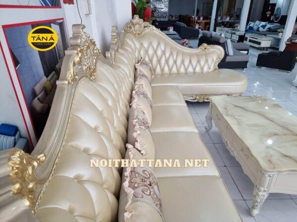Sofa tân cổ điển dát vàng TA-862L giá tốt