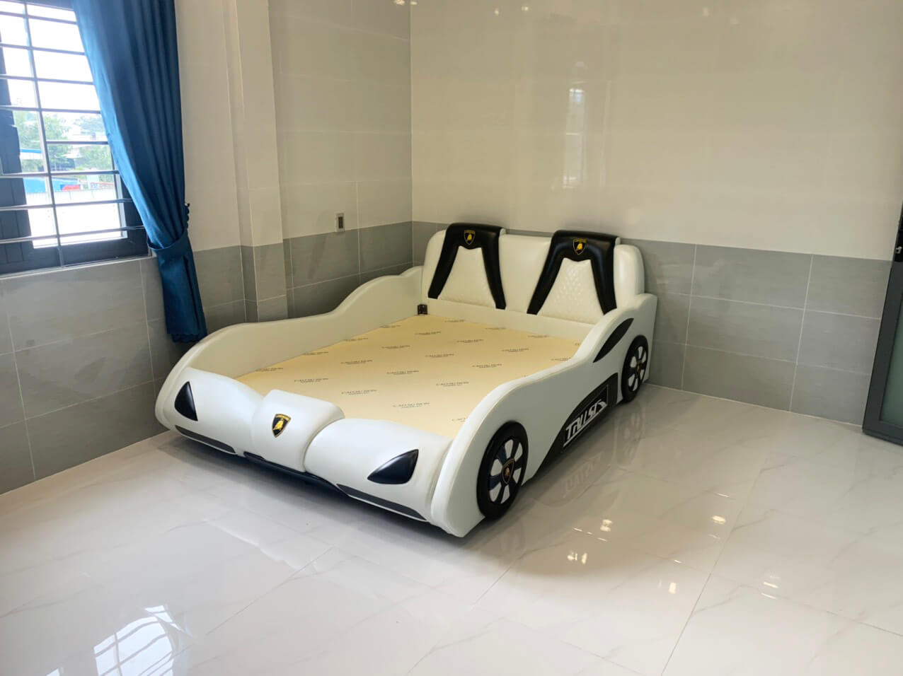 Giường Ngủ Ô Tô Cho Bé Trai TA-288G cao cấp Giường Ngủ Ô Tô Cho Bé Trai TA-288G cao cấp