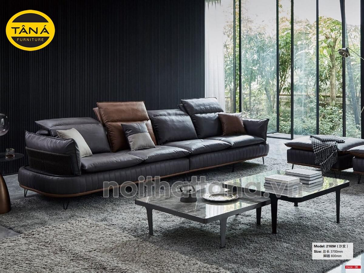 Sofa vải giả da nhập khẩu TA-2169