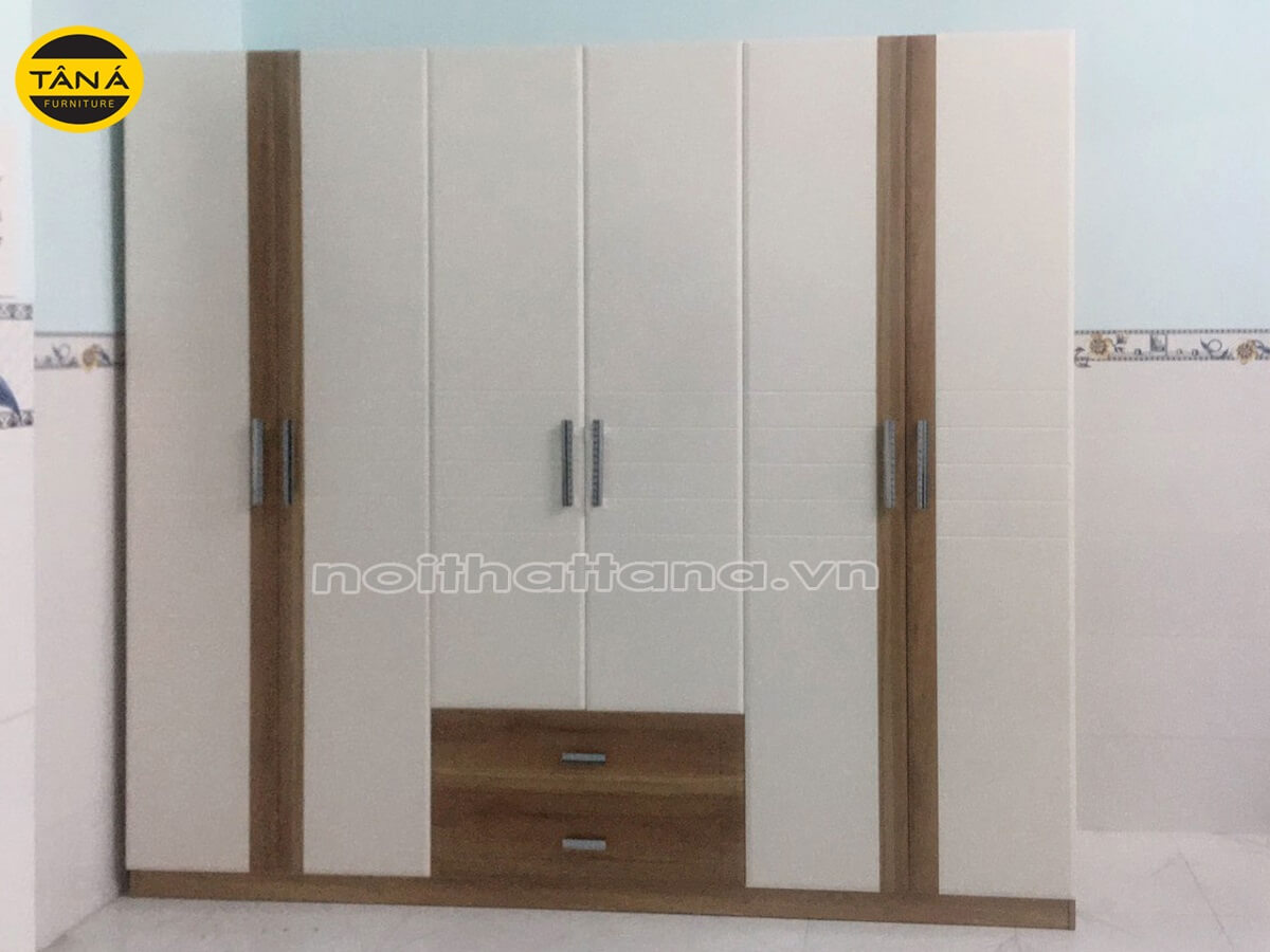 tủ quần áo gỗ mdf hiện đại