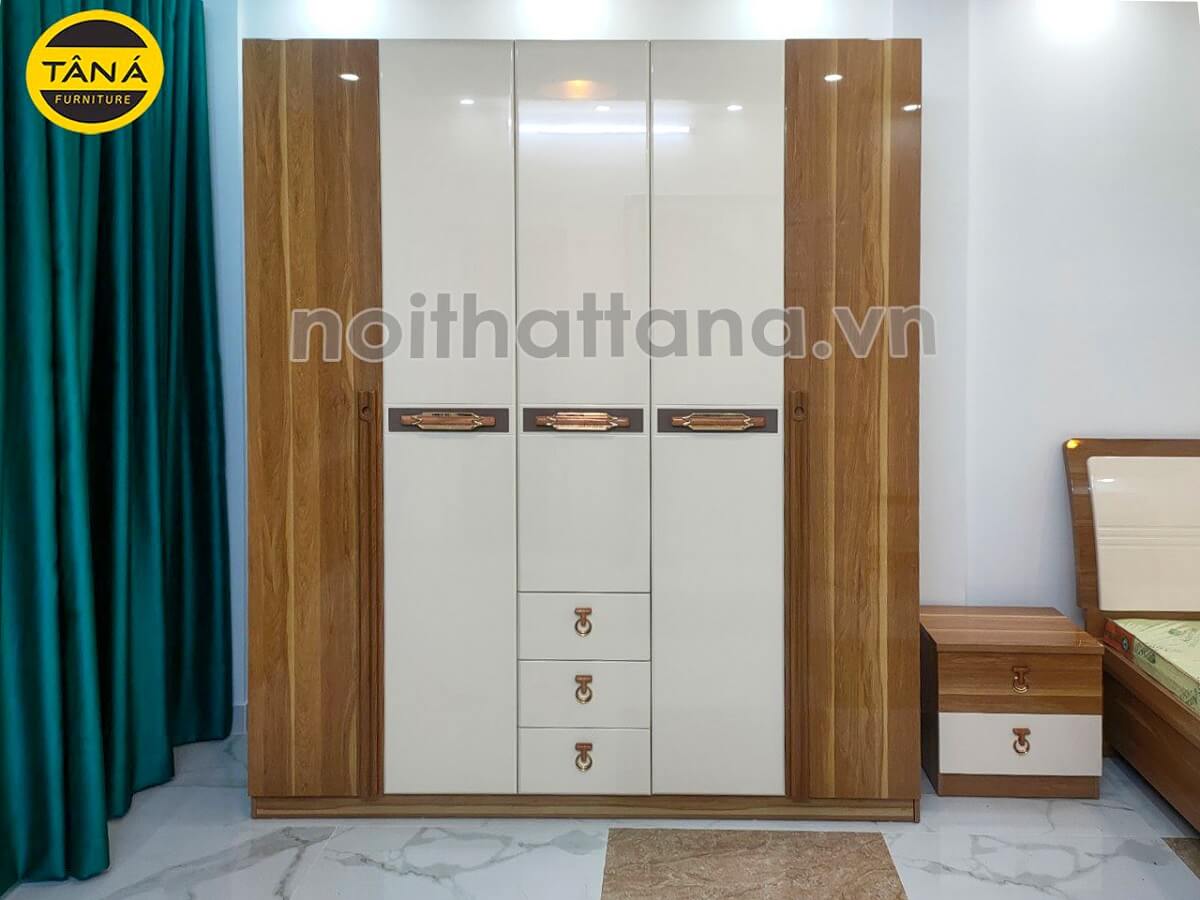 Tủ quần áo 5 cánh gỗ MDF TA-1965T