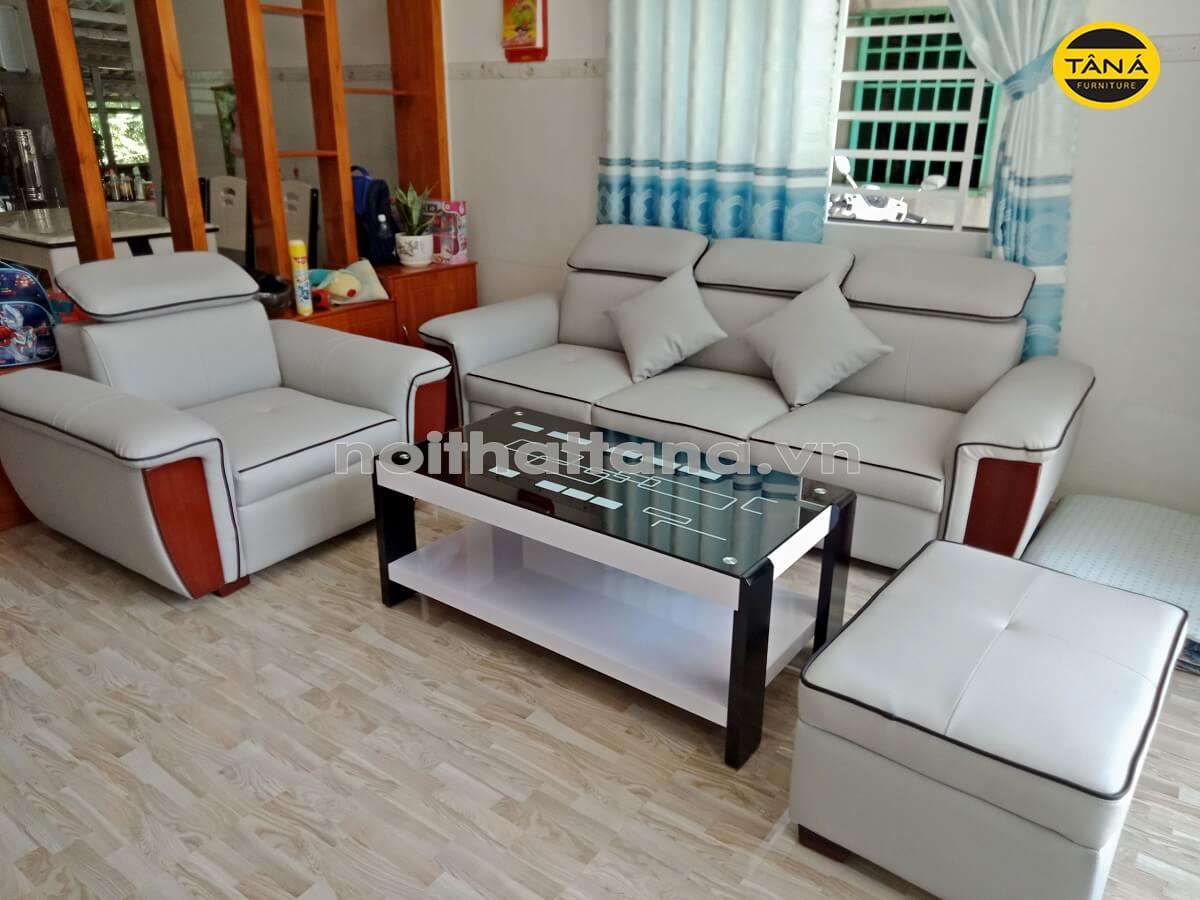 bộ sofa chân gỗ