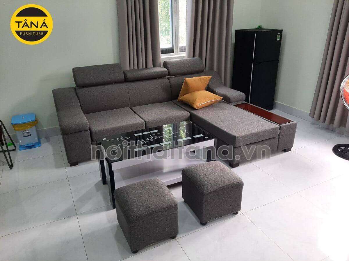 sofa chân gỗ giảm giá