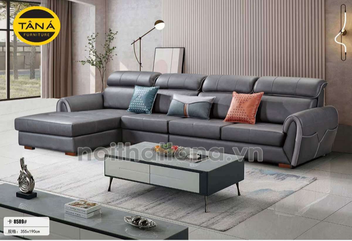 sofa chân gỗ nhập khẩu