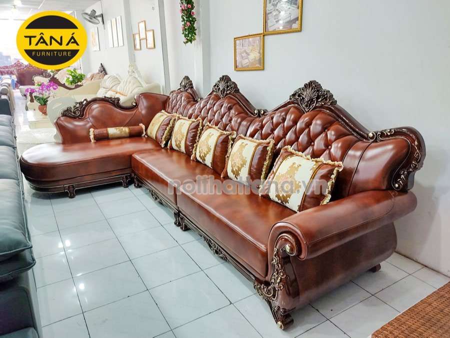 sofa chân gỗ tphcm