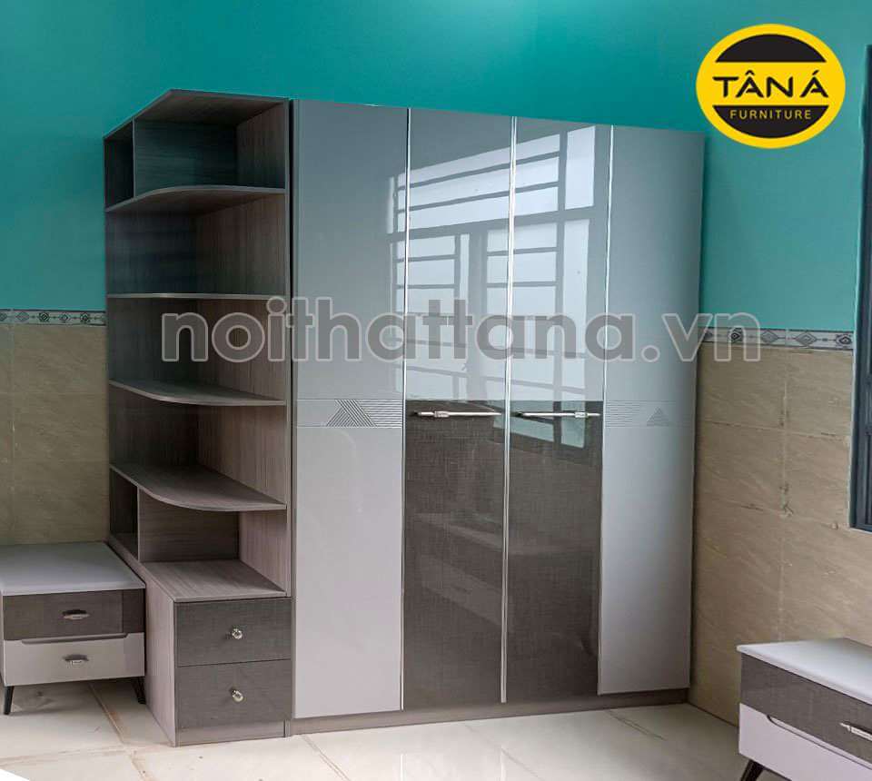 Tủ quần áo đơn giản mà đẹp TA-2454T hiện đại