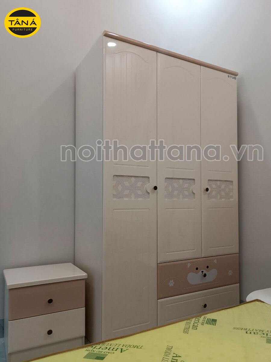 Tủ quần áo trẻ em 3 cánh TA-B712T cao cấp
