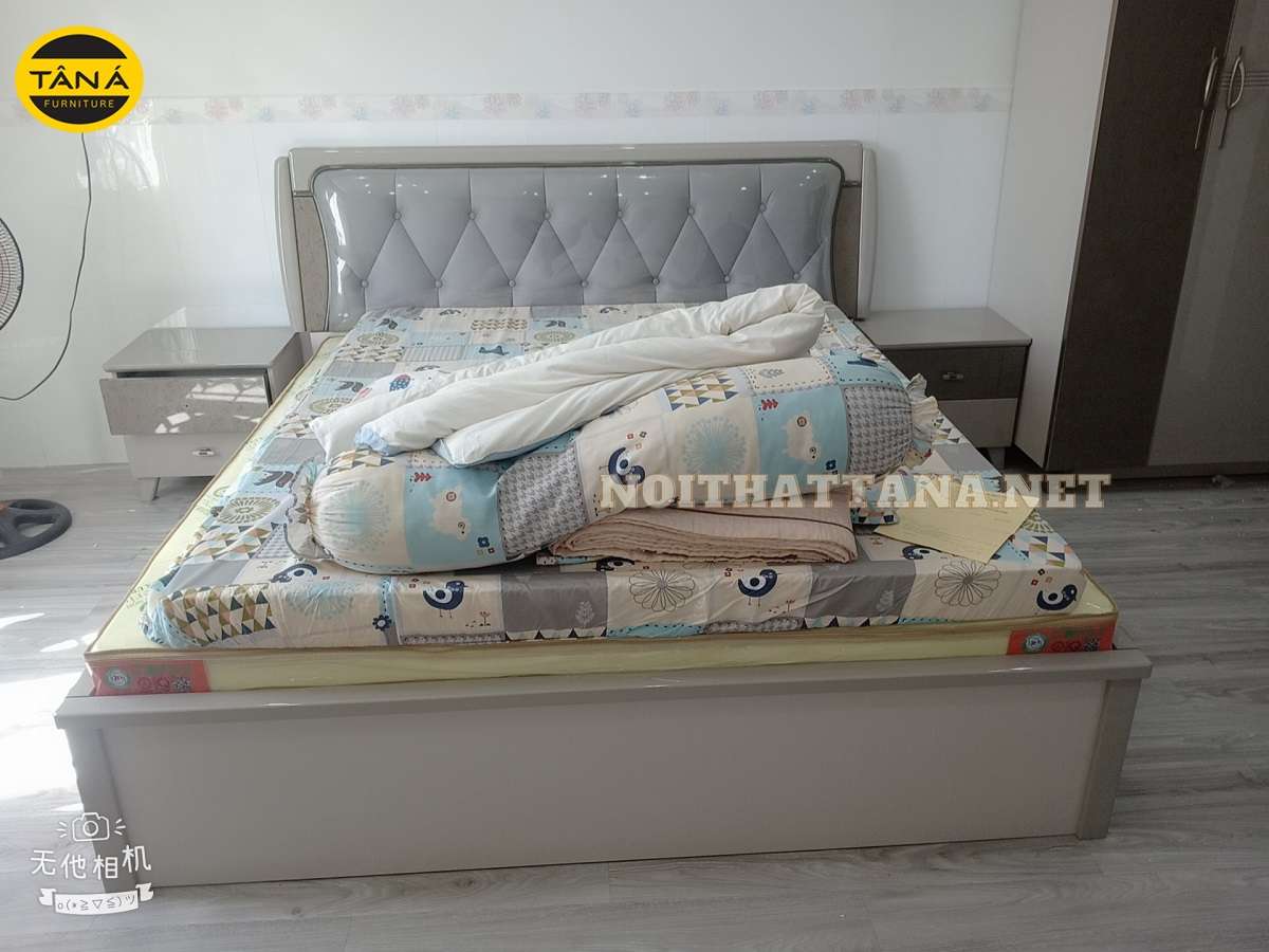 giường gỗ 1m6 giá rẻ