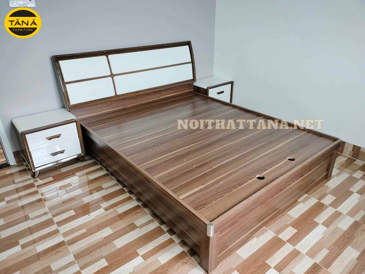 giường gỗ 1m8 nhập khẩu