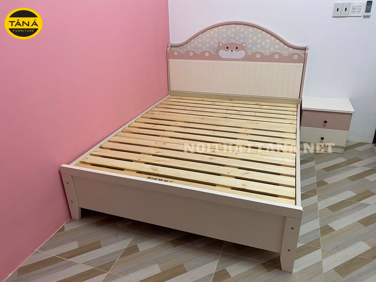 giường gỗ 2m 2m2 cho bé