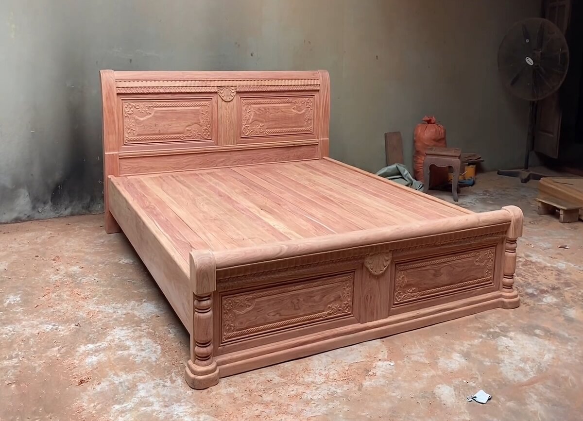 giường ngủ gỗ hương tốt cho sức khỏe