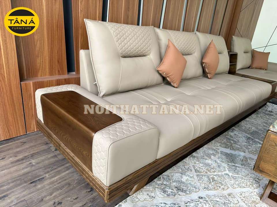 ghế sofa gỗ phòng khách nhỏ tốt