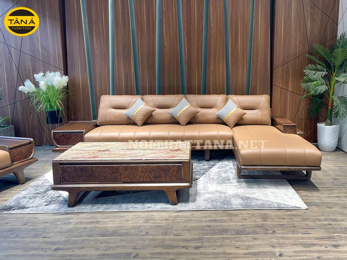 Sofa Gỗ chữ L TA-887A