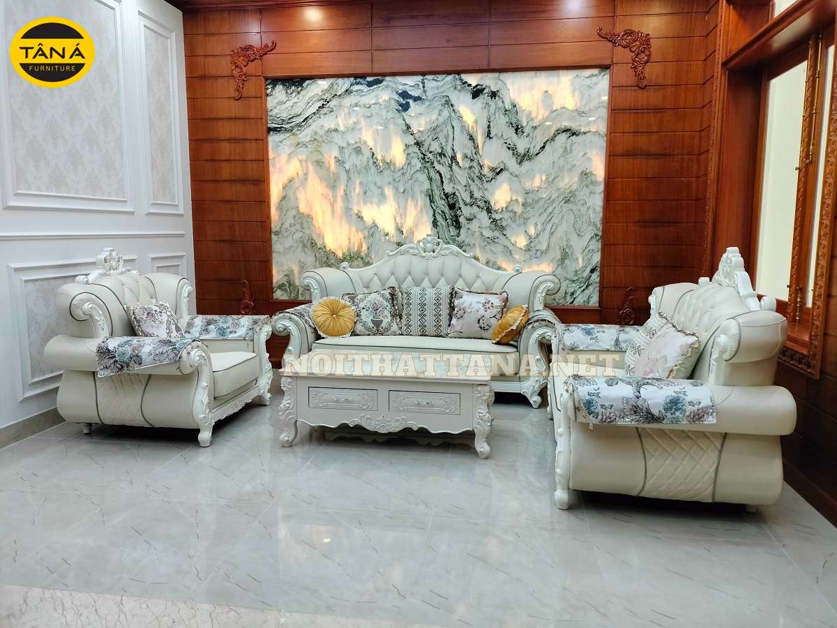 Sofa phòng khách lớn cổ điển