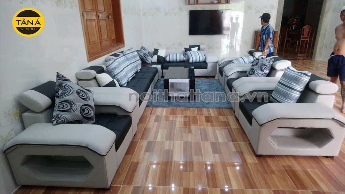 trang trí sofa phòng khách lớn