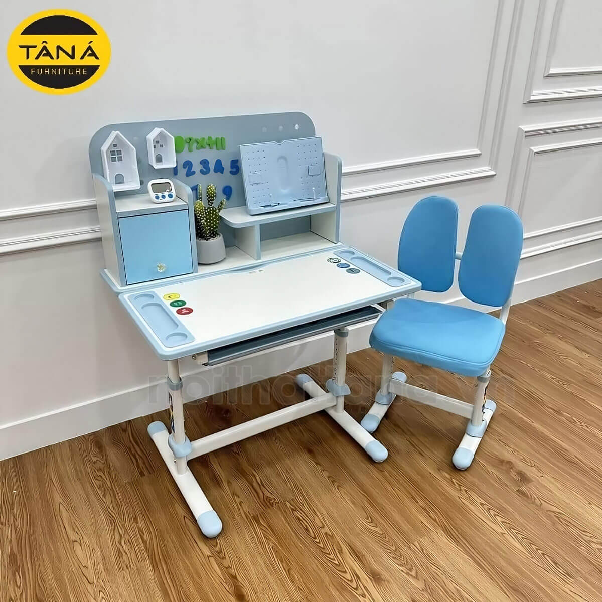 Bộ Bàn Học Chống Gù Cho Bé Nhập Khẩu BH02 2 Bo ban ghe hoc sinh chong gu cho be hien dai BH02