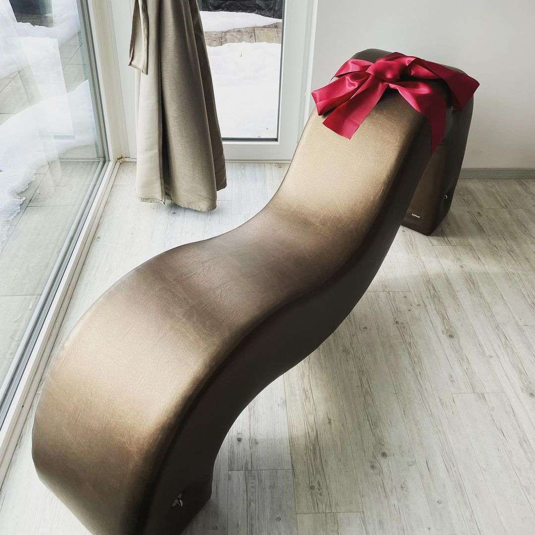 Ghế tình yêu hình vòng cung: Loại ghế này có hình dáng giống như một vòng cung, giúp tạo ra nhiều tư thế thoải mái và thú vị cho người sử dụng.