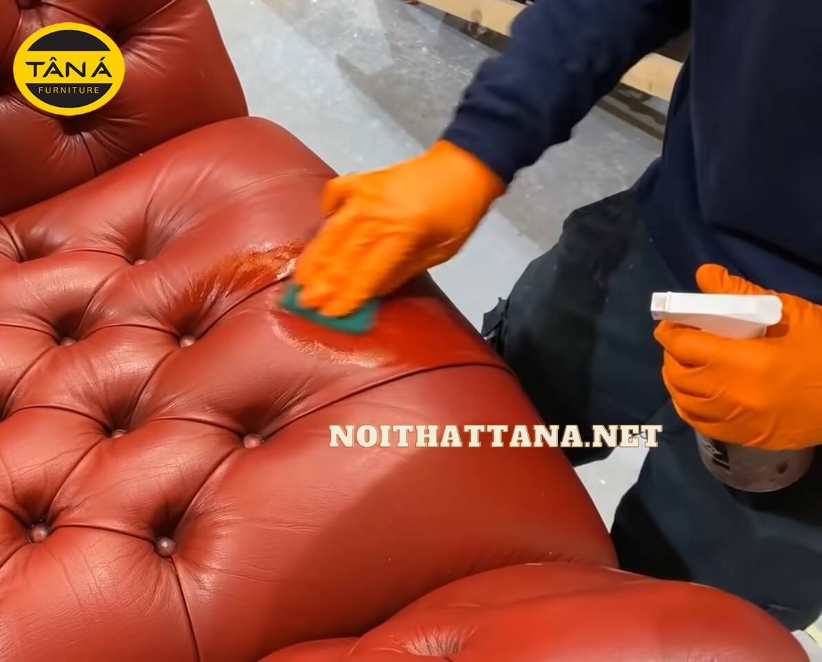 hướng dẫn phục hồi ghế sofa da