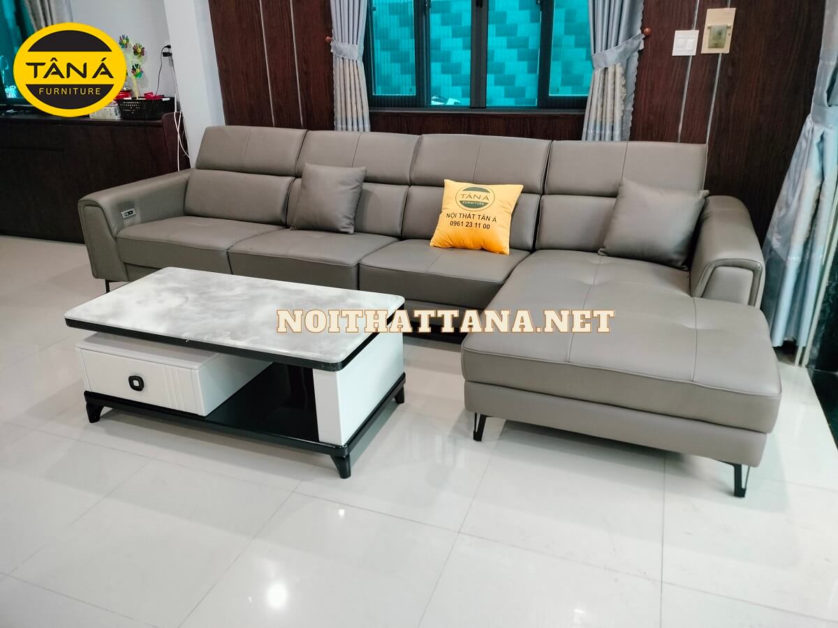 mẫu ghế sofa da lộn