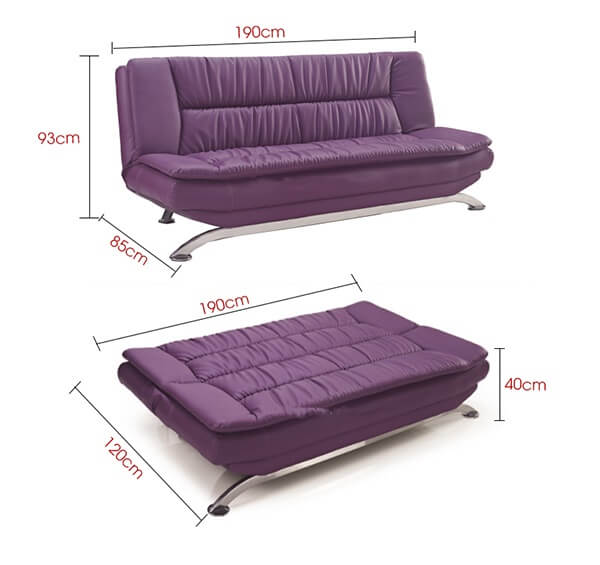 kích thước ghế sofa bed