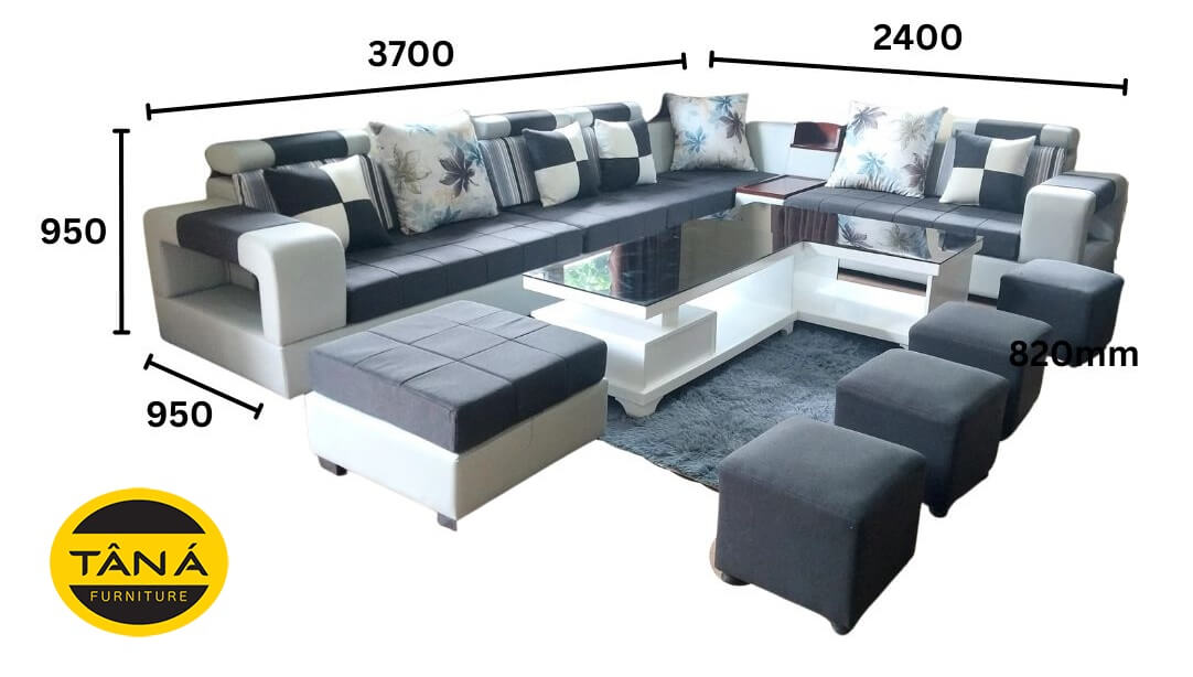 kích thước ghế sofa góc L lớn