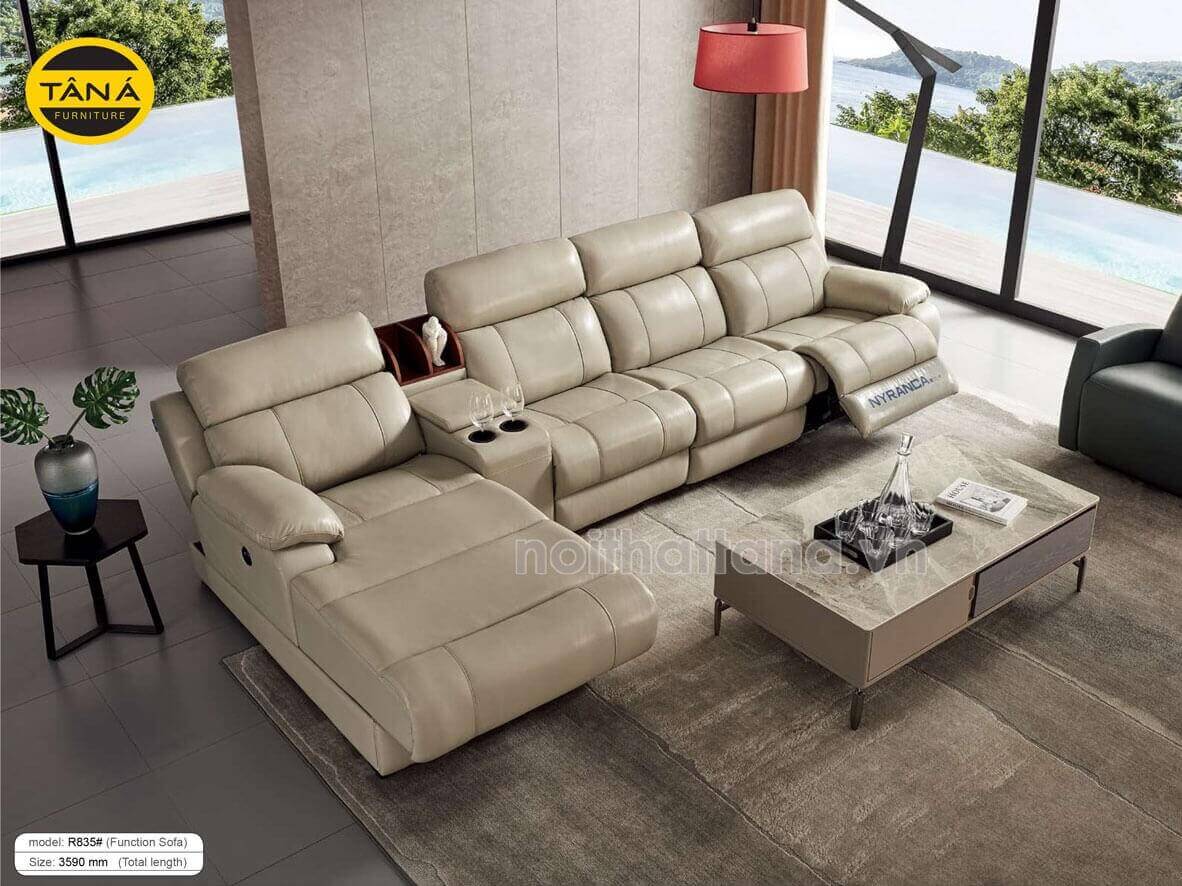 Sofa da bò thư giãn thông minh TA-R835
