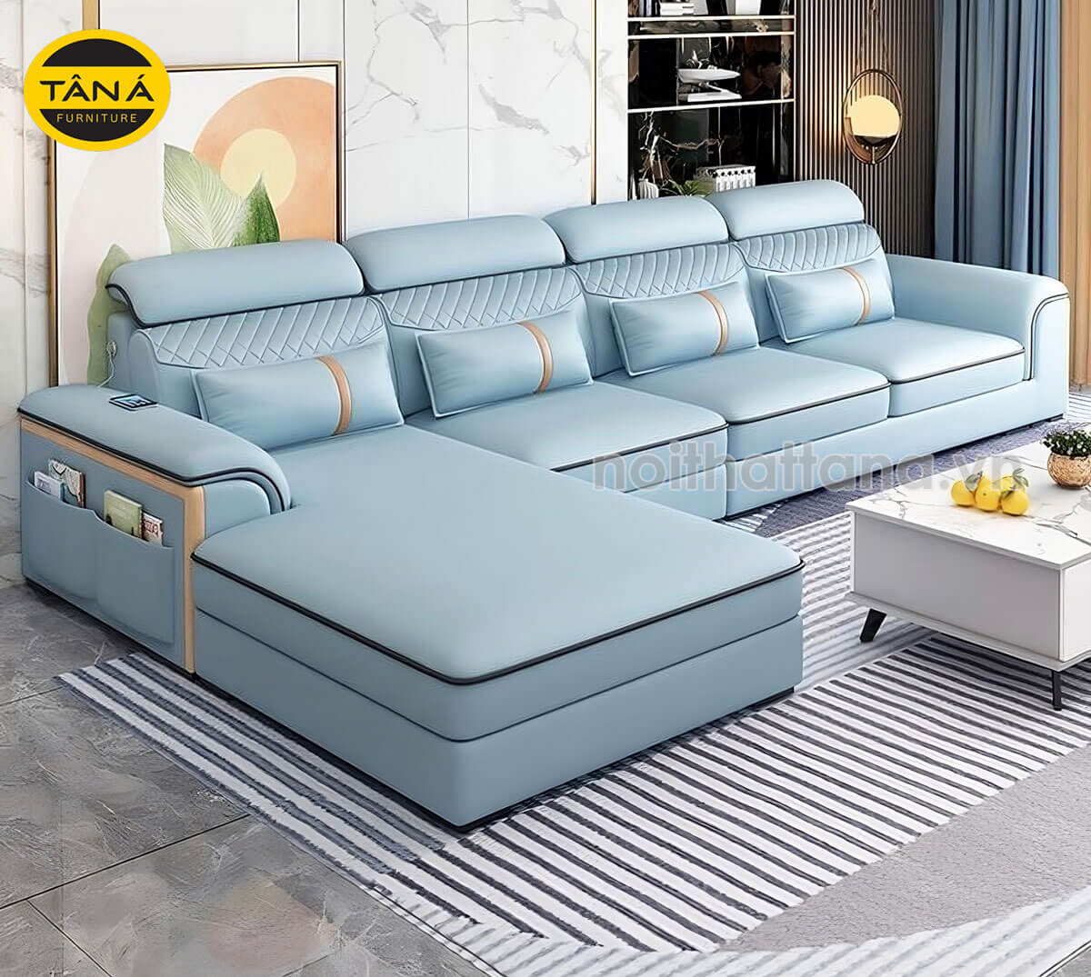 Sofa Da Hàn Quốc với phong cách hiện đại