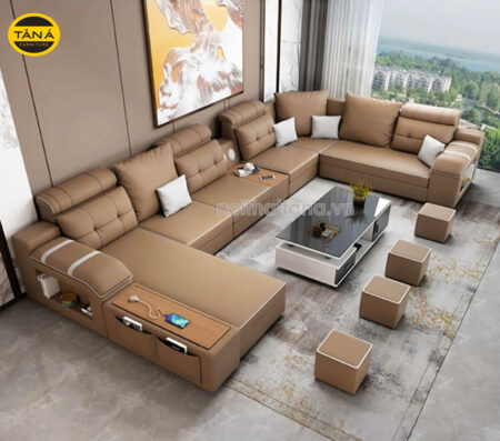 mau ghe sofa vai ni chu u dep hien dai T80