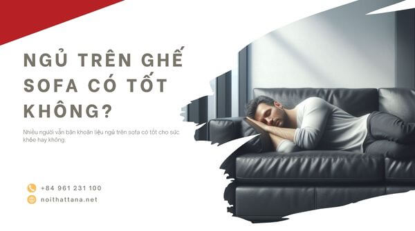 ngủ trên ghế sofa
