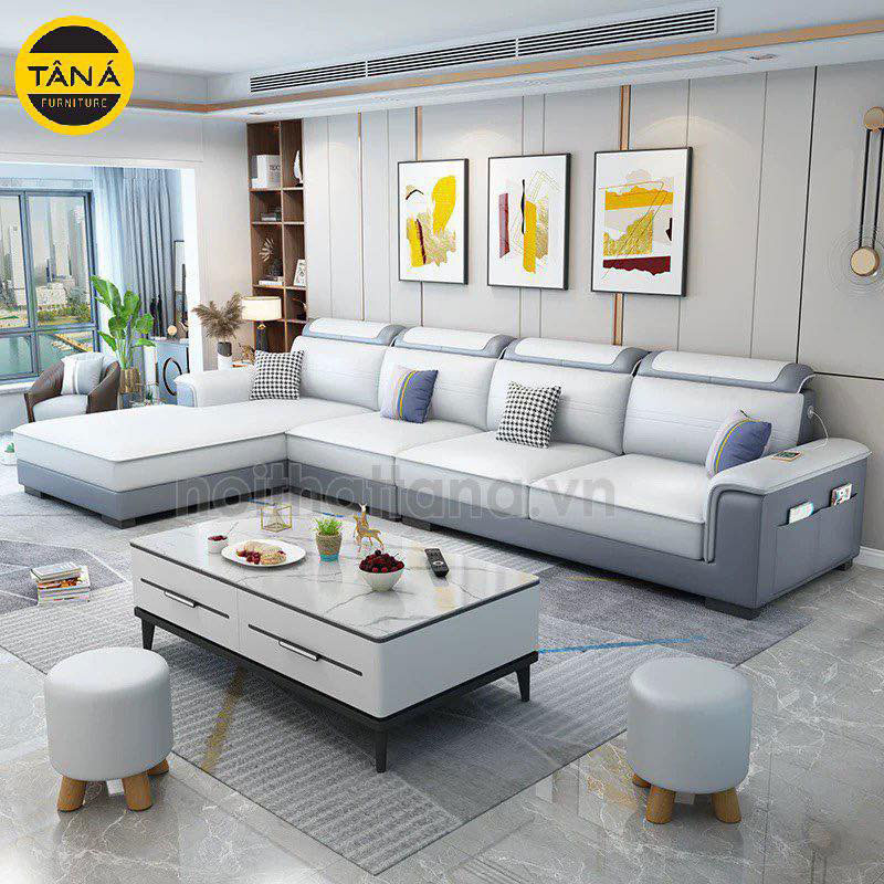 Kiểu dáng sofa cho phòng khách rộng