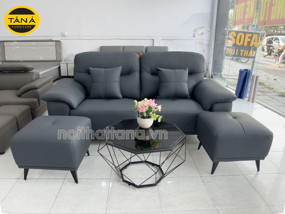 Sofa Văng Da 2 Chỗ Ngồi Nhỏ Gọn Hiện Đại DA10 