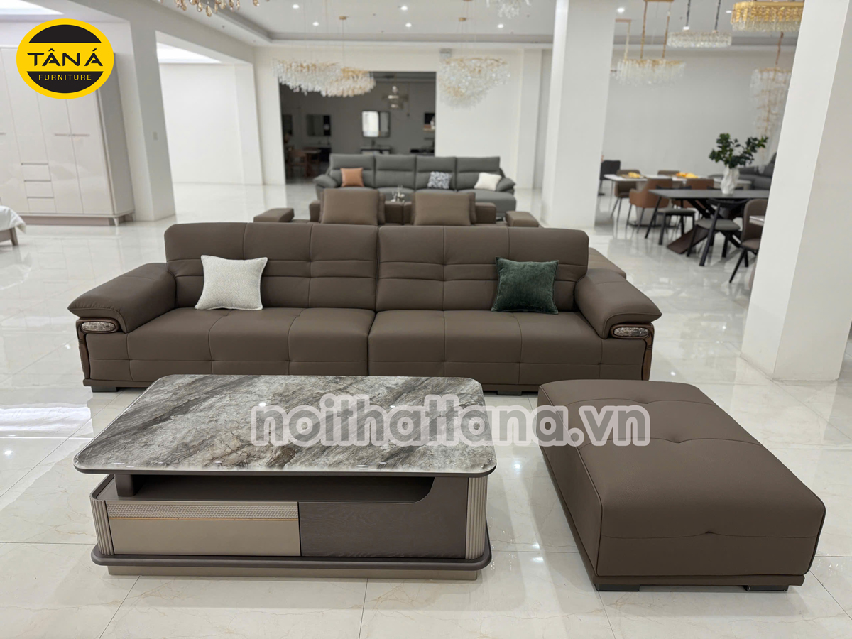 Sofa Băng Da Sinh Thái Nhập Khẩu TA-9096 Cho Phòng Khách Hiện Đại