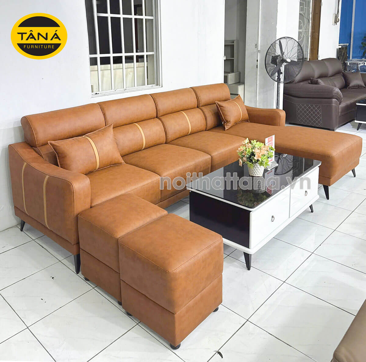 mua-sofa-da-han-quoc-gia-re-da-03 Sofa Da Hàn Quốc Góc Chữ L Đẹp Hiện Đại DA34