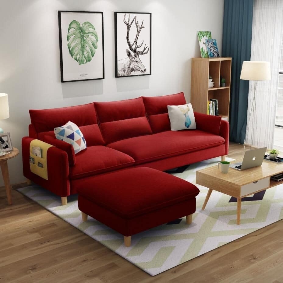 Sofa Da Đỏ – Điểm Nhấn Cá Tính Cho Không Gian Phòng Khách 4 Sofa da đỏ và trải nghiệm sinh hoạt gia đình