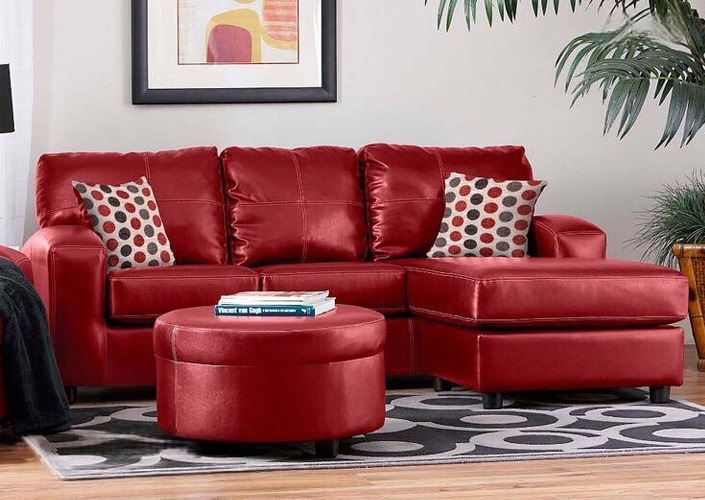 Sofa Da Đỏ – Điểm Nhấn Cá Tính Cho Không Gian Phòng Khách 2 vai trò sofa da đỏ trong đời sống