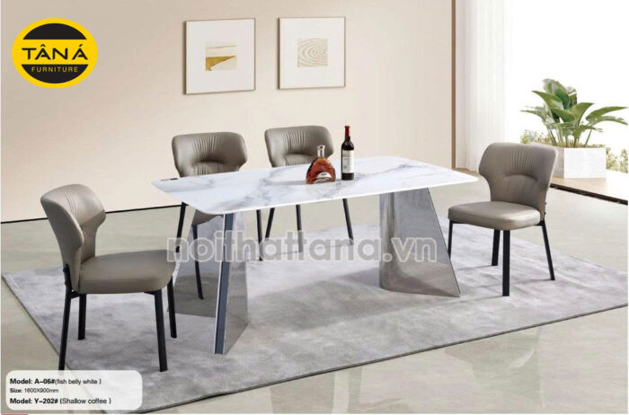 Top 20+ Mẫu Bàn Ăn Mặt Đá Cao Cấp Hot Nhất 2026 7 bàn tròn chân sắt mặt đá
