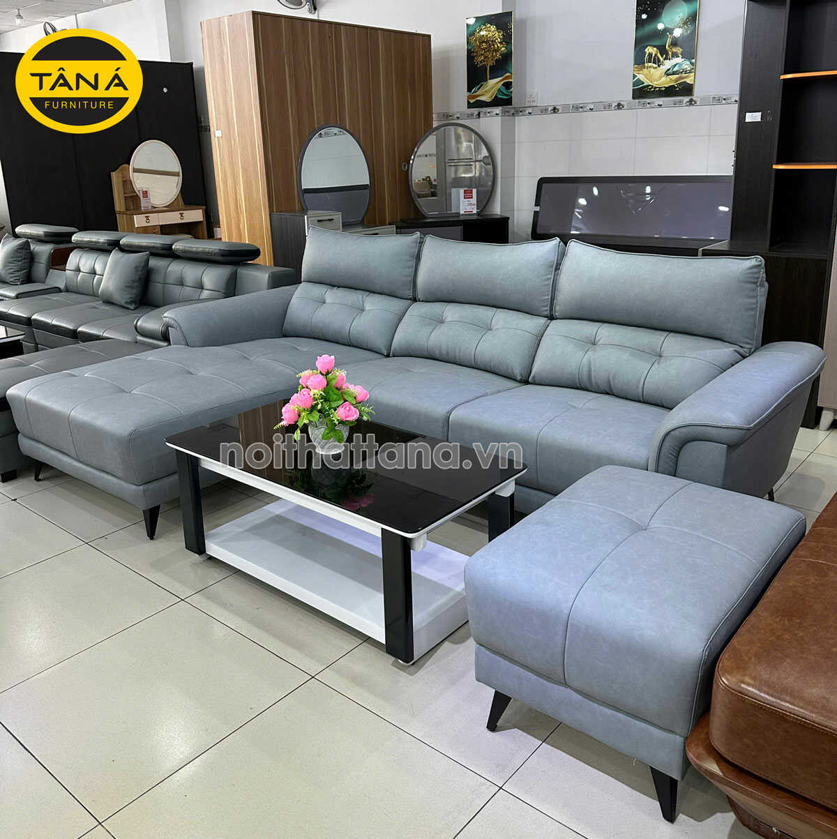 Top 30+ Mẫu Ghế Sofa Da Cao Cấp Khung Gỗ Tự Nhiên 7 sofa da gỗ