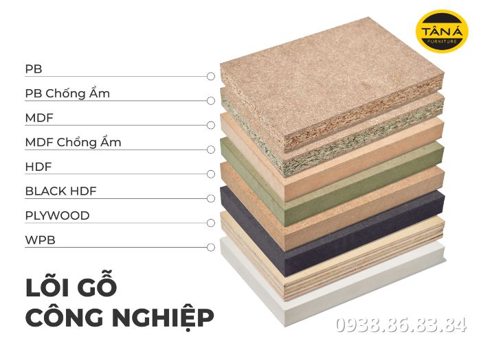 Vật liệu nội thất phổ biến hiện nay 2 gỗ công nghiệp