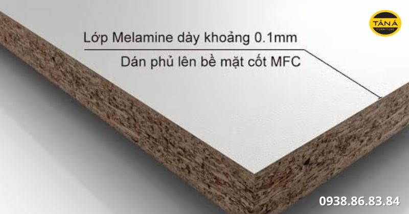Laminate – Melamine – Acrylic khác nhau gì? 2 Melamine: kiểu vừa đủ – gọn gàng – kinh tế”