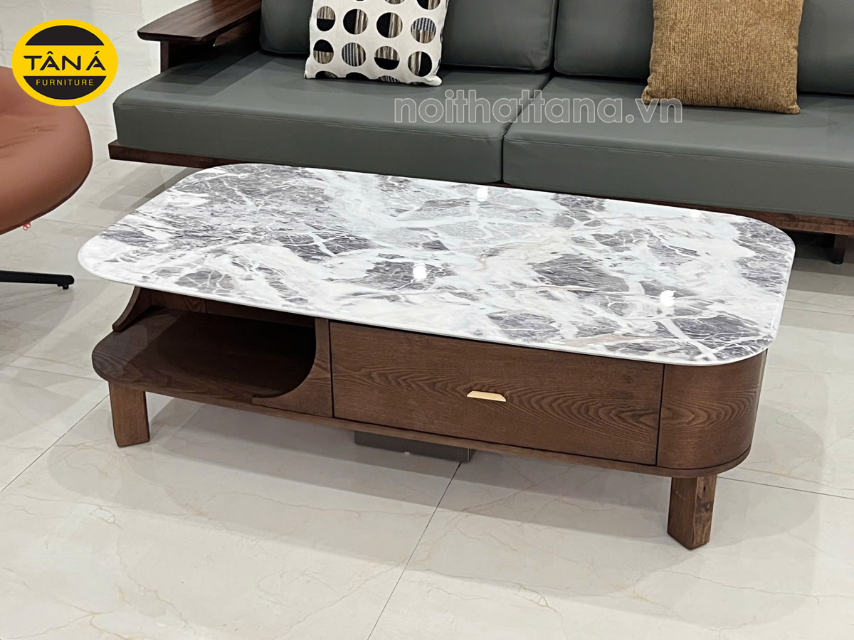 Bàn Trà Sofa Mặt Đá BT-1013 Phong Cách Hiện Đại 2 mua ban tra sofa go mat da cao cap hien dai bt 1013